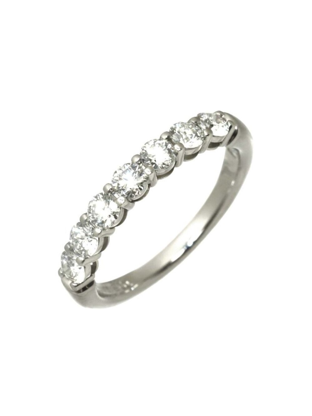 Tiffany & Co Forever Ring Half Diamond Platinum Embrace